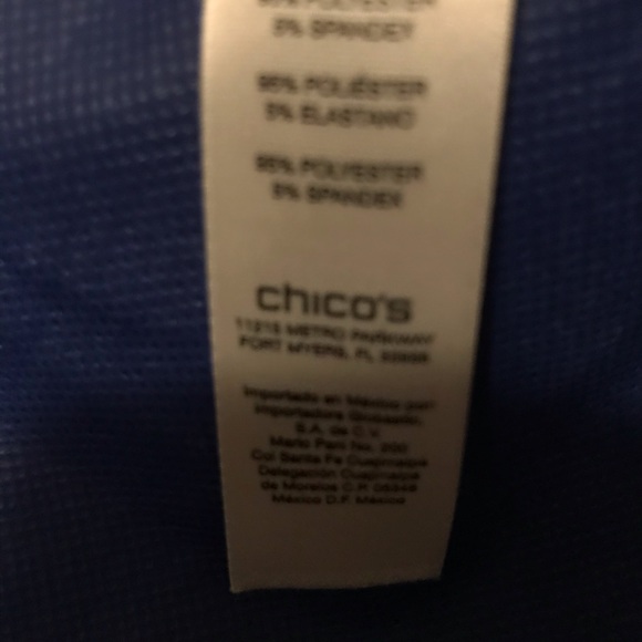 "CHICO'S Tropical Long Floor- Length Dress - Picture 6 of 6